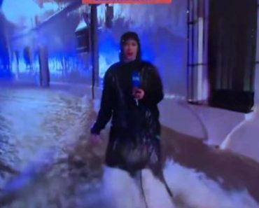 “Imprudência ou profissionalismo?”: Jornalista espanhola desafia cheias com água pelos joelhos e revolta internautas (Vídeo)