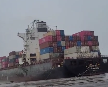 Tensão no Tejo: Vídeo mostra momento em que cabos de navio gigante rebentam e deixam cargueiro à deriva em Alcântara