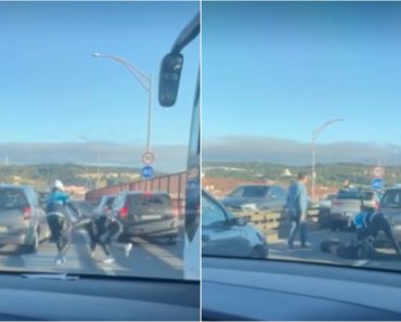 Caos na Ponte 25 de Abril: Perseguição de filme acaba com agente da PSP ferido e condutor sem carta detido (vídeo)